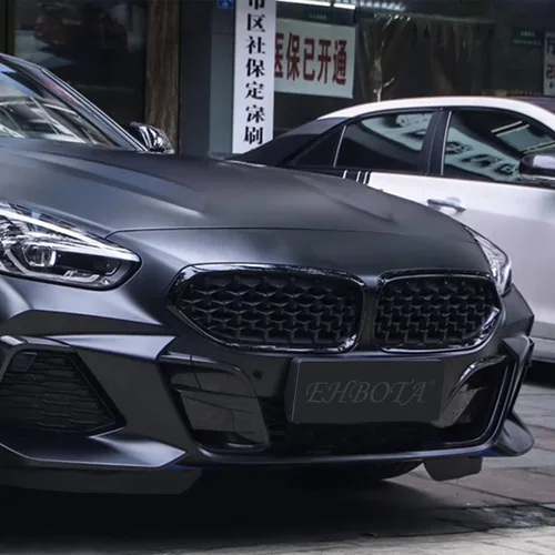 Vista 7 de Parrilla G29/Rejillas delanteras de repuesto para BMW Serie Z4 G29 2020-IN 2020-IN 2 piezas/juego (marco negro y diamante cromado plateado)