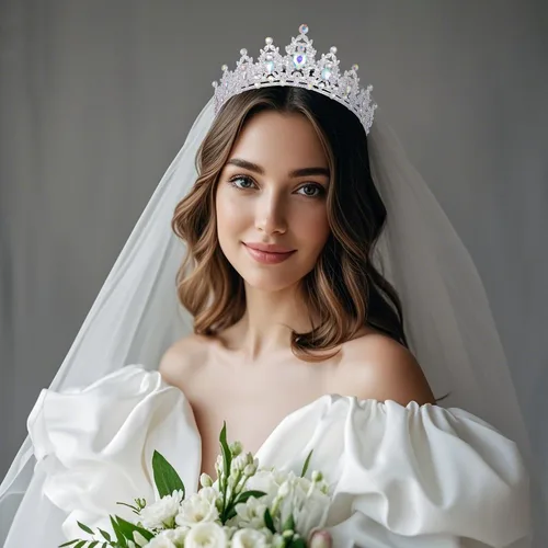 Vista 2 de Kamirola - Corona de reina y tiaras corona de princesa para mujeres y niñas, diademas de cristal para novia, princesa para bodas y fiestas (01)