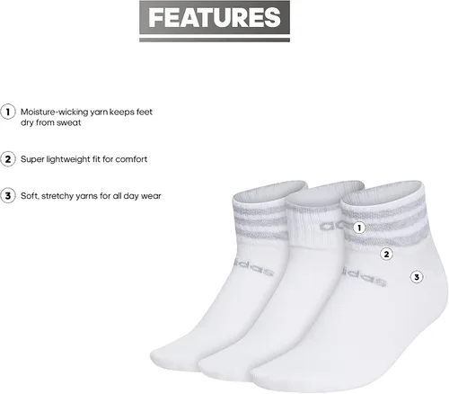 Vista 2 de adidas - Calcetines de corte bajo 3