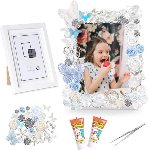 Vista 10 de DOUXFUN Kit de manualidades de marcos de fotos para manualidades, para niñas de 6 a 8, 8 a 12 años, 10 a 12 años, regalos de cumpleaños para niñas