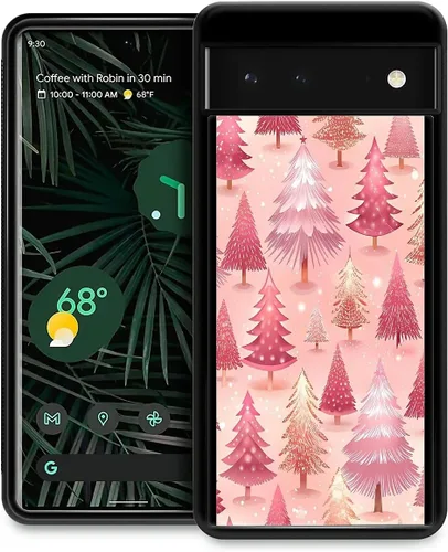 Vista 18 de Funda compatible con Google Pixel 4A 5G, Nochebuena, Google Pixel 4A 5G, delgada, suave, a prueba de golpes, TPU para mujeres y niñas, niños, funda