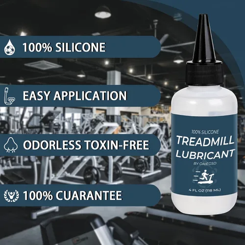 Vista 3 de Lubricante de cinta de correr 100% silicona para cinturón, lubricante de cinta de correr de 4 onzas, fácil de aplicar y adecuado para la mayoría
