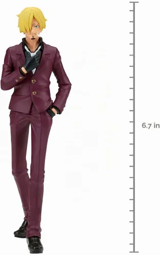 Vista 3 de Banpresto - Una pieza - Figura de Sanji, Bandai Spirits The Shukko