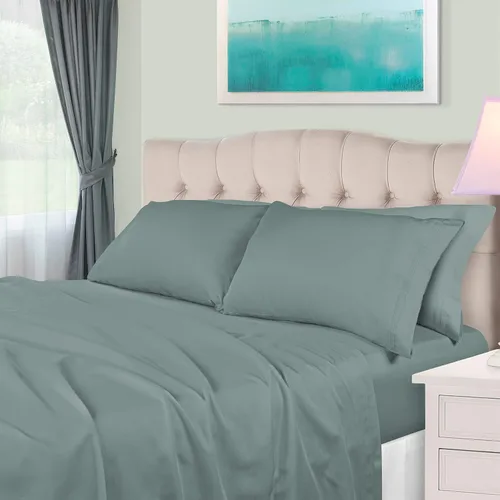 Vista 53 de BLUENILEMILLS Juego de ropa de cama ultrasuave de algodón egipcio de fibra larga, 650 hilos, lujoso, elegante, tejido de satén suave, 1 sábana