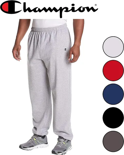 Vista 5 de Champion Big and Tall Sweatpants for Men Heavyweight Mens Fleece Joggers Sweatpants