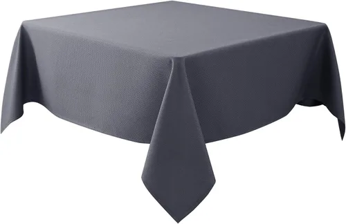 Vista 68 de Biscaynebay Auqa - Mantel cuadrado de 54 x 54 pulgadas, mantel de tela con tarjeta azul Auqa, pequeño, plegable, resistente al agua, para cocina