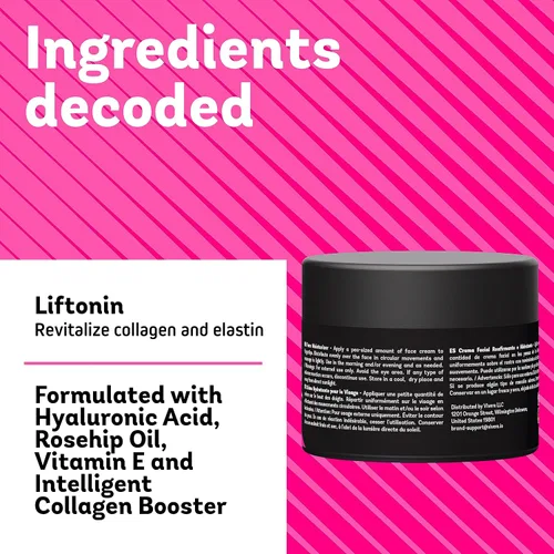 Vista 7 de Collagen Booster - Crema facial hidratante diaria - 3.4 oz - Crema facial de hidratación profunda para todo tipo de piel - Crema hidratante