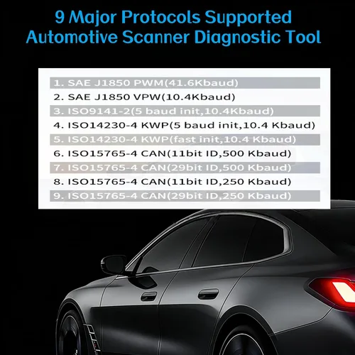 Vista 9 de Escáner inalámbrico Bluetooth OBD2, lector de código automático con reinicio de luz del motor de verificación, datos en vivo y preparación I/M