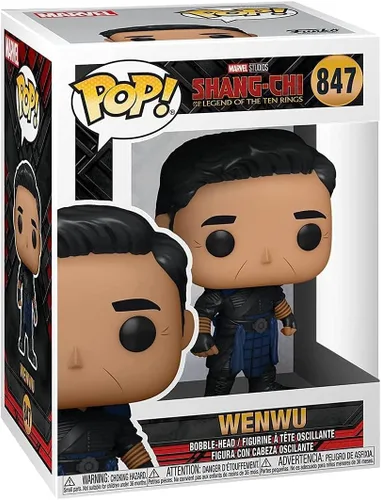 Vista 2 de Funko POP Marvel: Shang Chi y la leyenda de los diez anillos - Wen Wu, 3.75 pulgadas, multicolor
