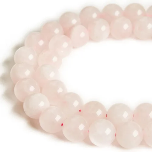 Vista 29 de 60 piezas de cuentas de turquesa africana natural de 6 mm, cuentas de piedras preciosas naturales, cuentas sueltas redondas para hacer joyas