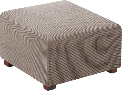 Vista 32 de Flamingo P Funda otomana elástica cuadrada, protector de muebles, protector de muebles plegable, protector de muebles, funda suave con parte