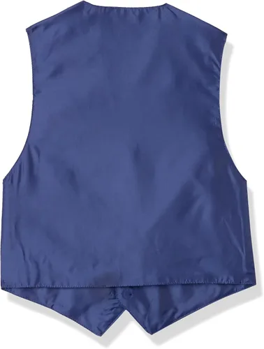 Vista 6 de Van Heusen Conjunto de traje formal adaptable de 4 piezas para niños chaleco pantalones camisa de vestir con cuello y corbata de lazo con cierre