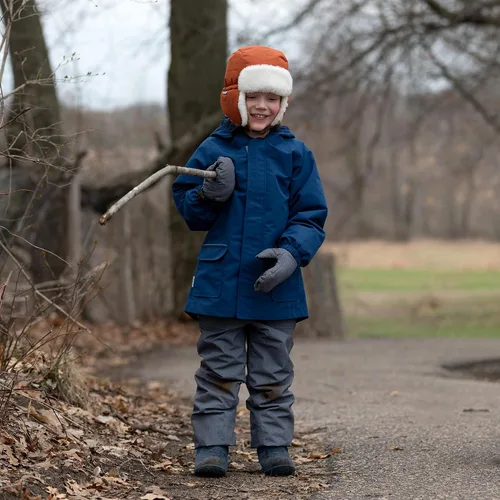 Vista 5 de JAN & JUL Gorro de invierno impermeable para bebés y niños