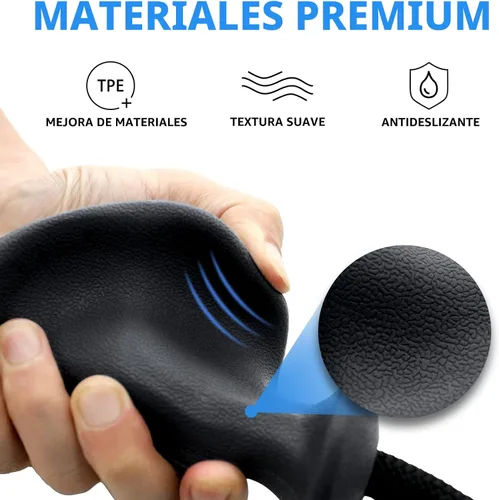 Vista 3 de HXD-ERGO Cuerda de tríceps con asas ergonómicas, cuerda de jalón de tríceps de 36 pulgadas para máquina de cable, sistema de polea, accesorio