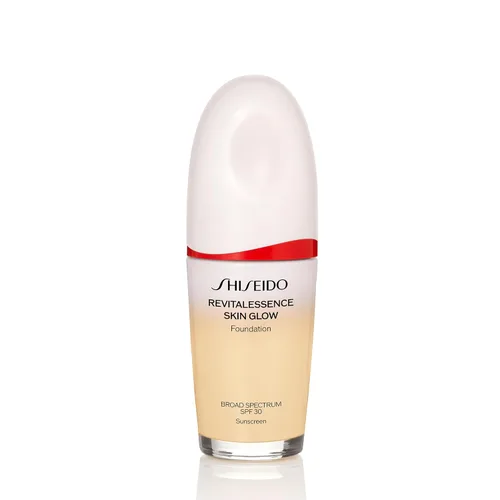 Vista 21 de Shiseido RevitalEssence Skin Glow Foundation SPF 30 - Buildable, Medium Coverage - 24-HR Hydration & 12-HR Wear - Transfer, Crease & Fade Resistant