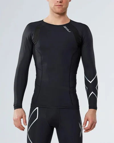 Vista 2 de 2XU - Camiseta de compresión de manga larga para hombre