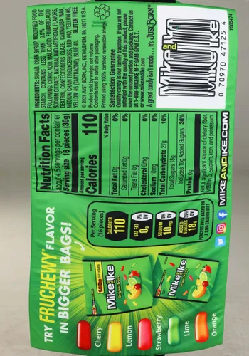Vista 3 de Disfraz de Dulce Mike and Ike para Niños Multicolor