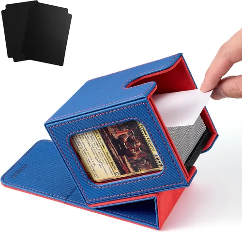 Vista 22 de Venssu Angel Themed MTG Deck Box with Commander Display (White and Grey)