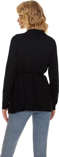 Vista 4 de Satuun Cárdigan ligero de manga larga con frente abierto para mujer, transpirable, suave, drapeado