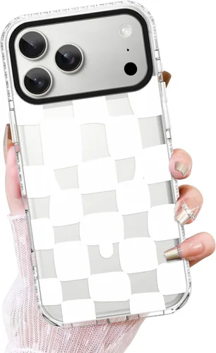 Vista 8 de OOK Funda magnética transparente para iPhone 17, lindo encaje floral negro Encaje Negro Floral