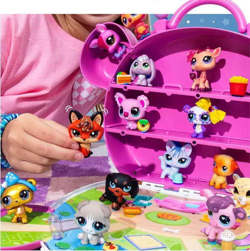 Vista 6 de Littlest Pet Shop - Colección para Recopilar y Mostrar - Serie 4 - Gen 7 - Figura de Muñeco de Cabeza Bobble Auténtica de LPS, Animal de Juguete