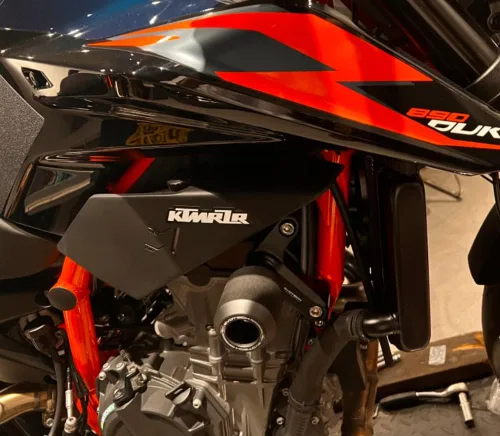 Vista 6 de AL-mart - Protector deslizante de bastidor de motocicleta antichoque compatible con KTM Duke 790 / Duke 890