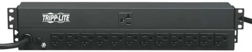 Vista 6 de Tripp Lite PDU Basic 13 salidas NEMA 5-15R Entrada 5-15P Cable 1.8kW 6ft 1URM (PDU121506)