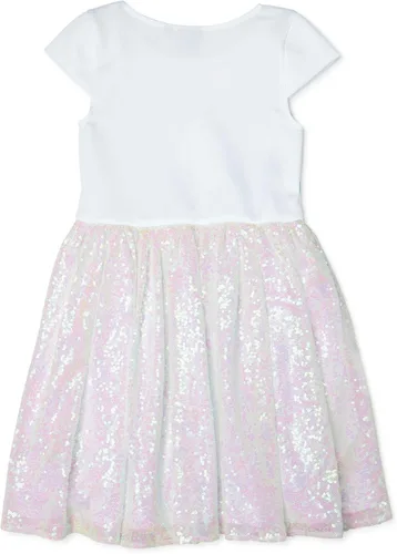 Vista 2 de Disney girls Disney Girl's Elsa and Anna Frozen Ballerina Tutu Ruffle Skirt Dress