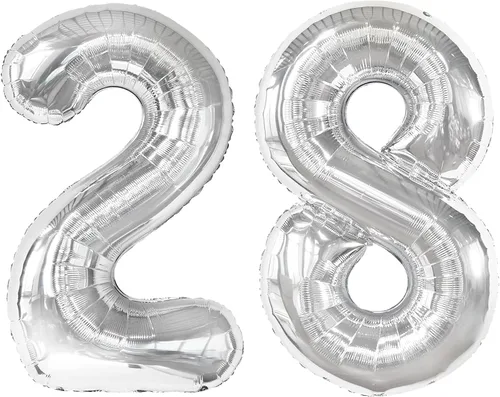 Vista 297 de Globo negro de 40 pulgadas con números del 0 al 9 (cero-nueve), globo de cumpleaños de gran tamaño, globo de helio de aluminio con números grandes