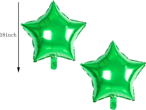 Vista 4 de 5 globos de dinosaurio de 35 pulgadas para decoración de cumpleaños para niños, globos de dinosaurio de papel de aluminio verde para Wild One Baby