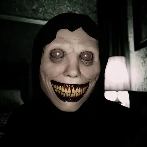 Vista 2 de Máscara aterradora de Halloween para adultos, realista y duradera, de látex natural, espeluznante, máscara de terror para fiesta de cosplay