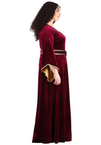 Vista 5 de Disfraz de Madre Gothel para Mujer Talla Grande de Enredados de Disney Multicolor