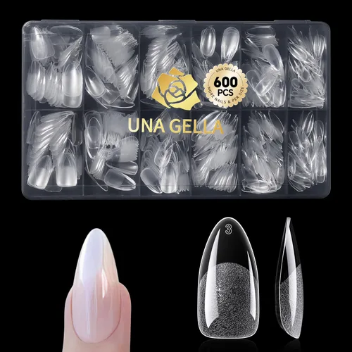 Vista 16 de UNA GELLA Pegamento de uñas de gel 6 en 1 para puntas de uñas transparentes