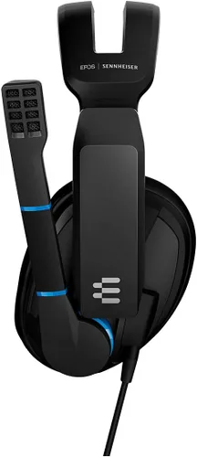 Vista 3 de EPOS Sennheiser GSP 300 - Auriculares para juegos con micrófono con cancelación de ruido, abatibles para silenciar, cómodas almohadillas de espuma