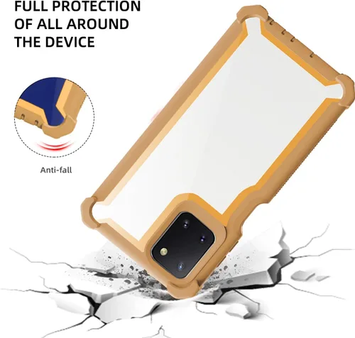 Vista 5 de Asuwish Funda de teléfono para Samsung Galaxy Note 10 Lite, resistente a prueba de golpes, a prueba de caídas, cuerpo completo, híbrido, de doble