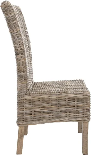 Vista 6 de Safavieh SAFAVIEH Home Collection Quaker - Juego de 2 sillas de comedor, madera, natural