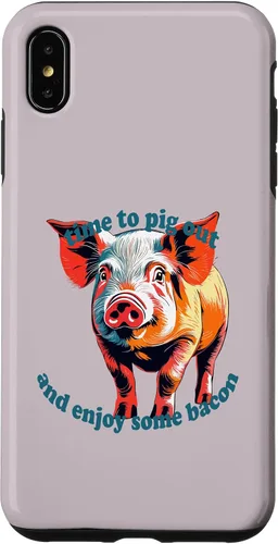 Vista 7 de iPhone 15 Time To Pig Out on National Pig Day Case