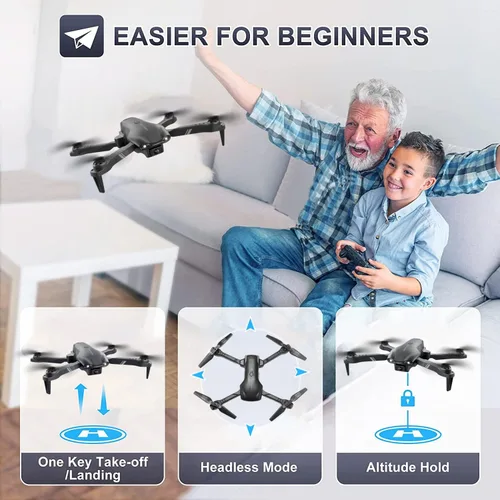 Vista 3 de DRONEEYE 4DV13 Drone with 1080P HD FPV Camera for Kids Adults,Remote Control Helicopter Quadcopter for Beginners boy Toys Gift,Waypoint