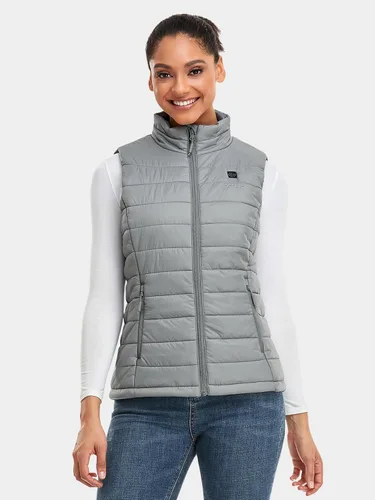 Vista 5 de ORORO Chaleco térmico ligero para mujer con batería