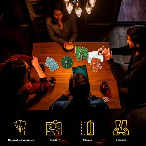 Vista 5 de El tesoro hundido EXIT: El juego - Un juego de Kosmos Experiencia de sala de escape en casa basada en cartas, apta para la familia, de 1 a 4
