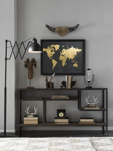Vista 9 de Reloj de arena decorativo de 30 minutos de metal y vidrio