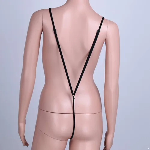 Vista 4 de Fldy Sexy correas de hombro G-Strings Mini Micro Bikini traje de baño Tangas T Back Tangas Bragas
