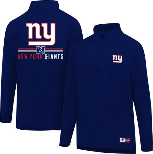 Vista 48 de Ultra Game Camiseta oficial de la NFL de manga larga con cremallera de un cuarto para hombre