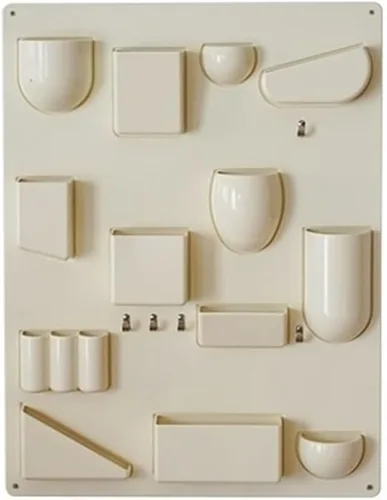 Vista 9 de Floationg - Estante de pared para guardar bolígrafos de escritorio, estante de pared multiusos con decoración, adecuado para sala de estar Negro