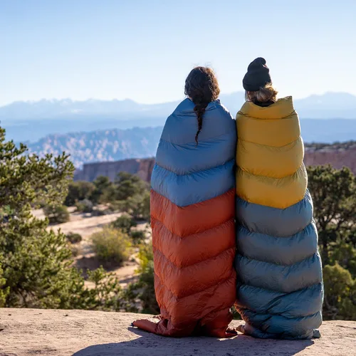Vista 8 de Kelty Galactic Down - Saco de dormir de 30 grados, 550 Fill Power RDS Trackable Down, mochilero y campamento, cierre juntos para saco de dormir 2P