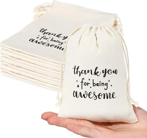Vista 10 de Fumete 20 bolsas pequeñas de regalo con cordón de agradecimiento, regalos de agradecimiento para profesores, enfermeras, empleados, compañeros
