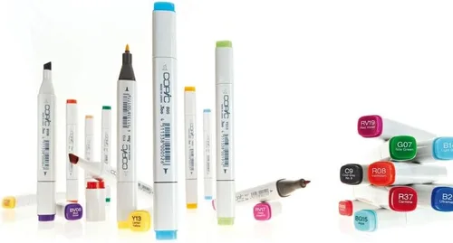 Vista 5 de Copic Marcadores de alcohol clásicos, juego A de 72 piezas (modelo descontinuado: EAN 4511338002230)
