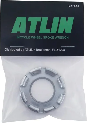 Vista 5 de ATLIN Llave de radios Herramienta de radios, 6 tamaños en una llave de radios de bicicleta