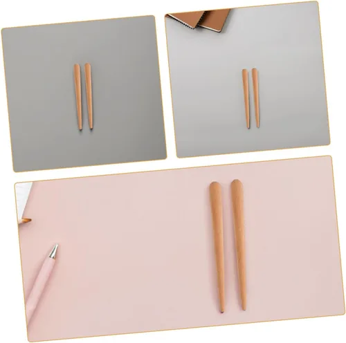Vista 9 de 10 palos de ritmo de madera Guiro para instrumentos de percusión con sonidos de raspado llamativos, herramientas de educación musical compactas
