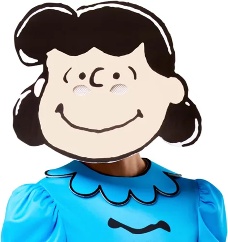 Vista 3 de Rubies Disfraz de Lucy Peanuts para mujer y máscara de espuma